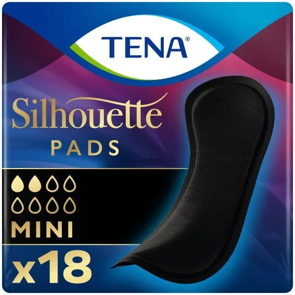 Tena Silhouette Bind Sort Mini 18 stk v:7584357