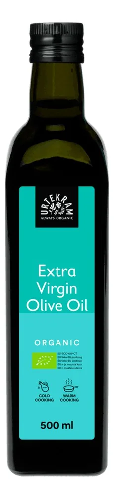 Urtekram Food Olivenolje Ekstra Jomfru Ø – 500 ml. v:9228087 Urtekram Food Olivenolje Ekstra Jomfru Ø – 500 ml. v:9228087