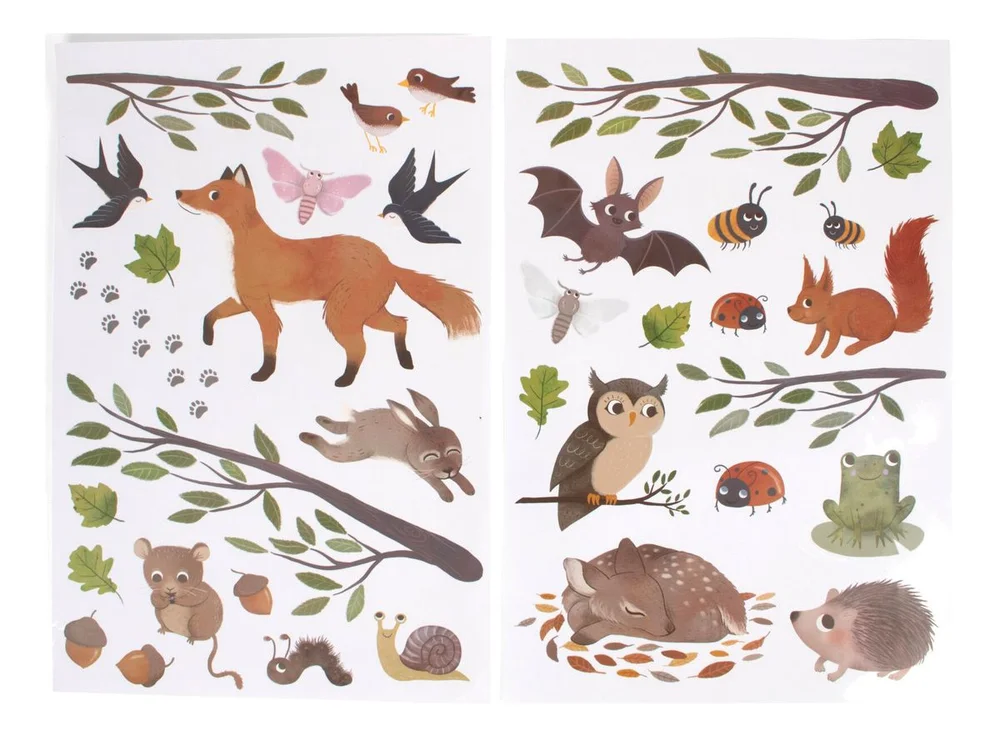 Filibabba Wallstickers – Skogens dyr – 1 stk. v:9459130 Filibabba Wallstickers – Skogens dyr – 1 stk. v:9459130
