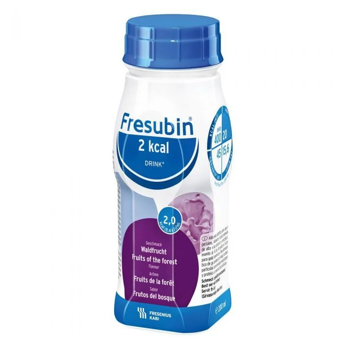 Fresubin 2 kcal Drink næringsdrikk skogsbærsmak 4×200 ml v:6032133 Fresubin 2 kcal Drink næringsdrikk skogsbærsmak 4×200 ml v:6032133