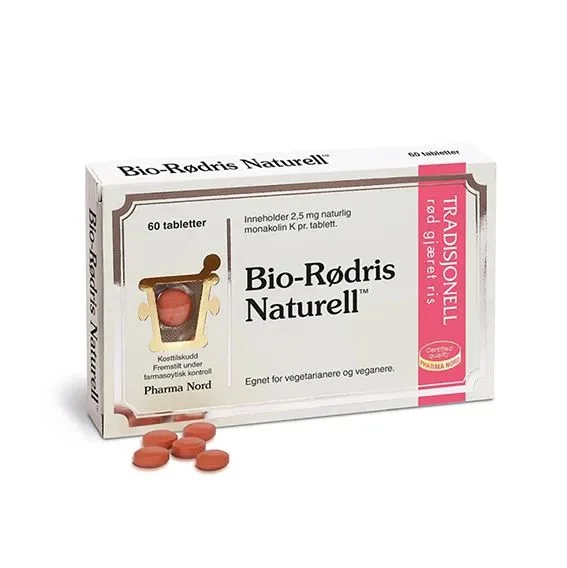 Pharma Nord Bio Rødris Naturell 60 Tabletter v:9764949