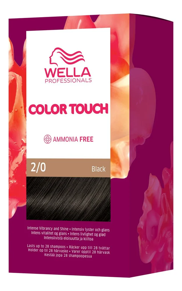 Wella Professionals Color Touch Pure Naturals Black 2/0 - 130 ml. v:9744920