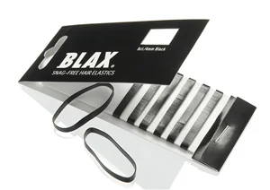 Blax Snag Free Hair Elastics Black 8pcs v:8486975 Blax Snag Free Hair Elastics Black 8pcs v:8486975