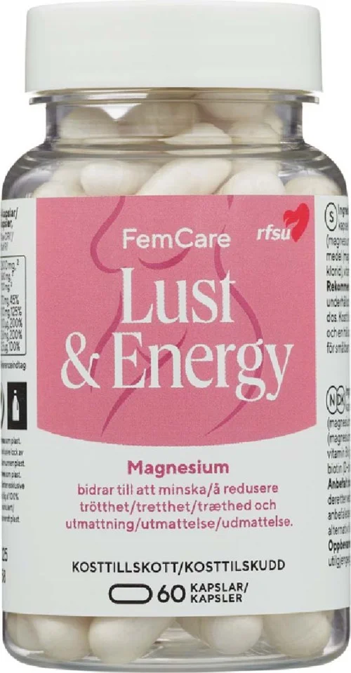 RFSU FemCare Lust & Energy 60 stk v:2598147 RFSU FemCare Lust & Energy 60 stk v:2598147