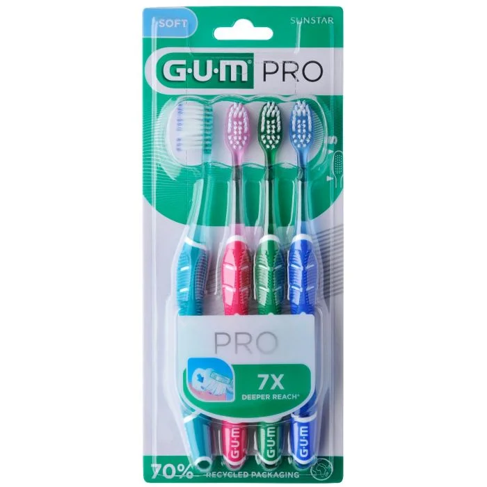 Gum Technique Pro tannbørste soft 4 stk v:9193848