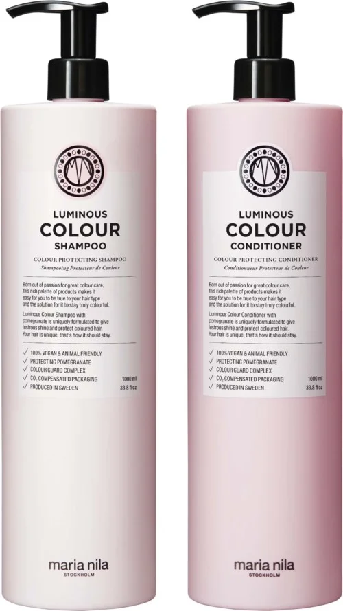 maria nila Luminous Colour Bundle Shampoo 1000 ml & Conditioner 1000 ml v:5011525 maria nila Luminous Colour Bundle Shampoo 1000 ml & Conditioner 1000 ml v:5011525