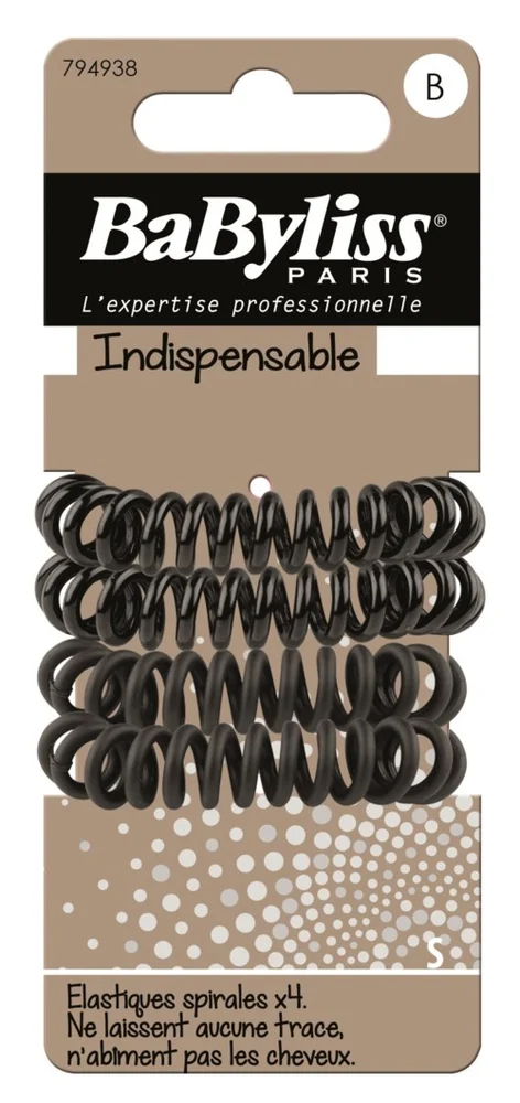 BaByliss Paris Accessories 794938 Spiral Hair Tie 4 stk v:7659650