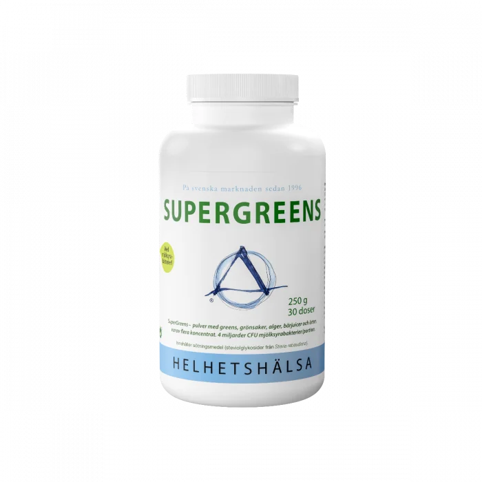 Helhetshälsa SuperGreens | Greenspulver v:8029598 Helhetshälsa SuperGreens | Greenspulver v:8029598