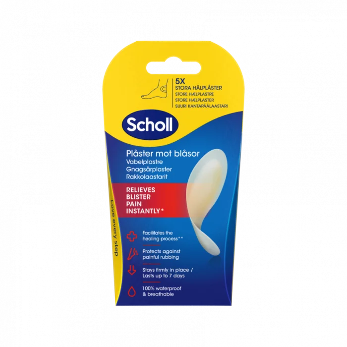 Scholl gnagsårplaster for hæl 5 stk v:8778063 Scholl gnagsårplaster for hæl 5 stk v:8778063
