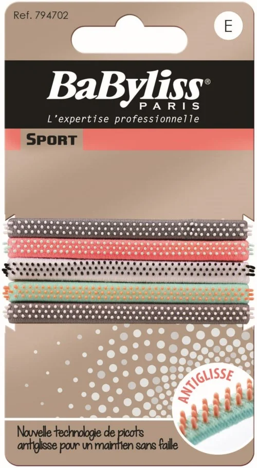 BaByliss Paris Accessories Anti-Slip Sport Hair Ties v:9341643