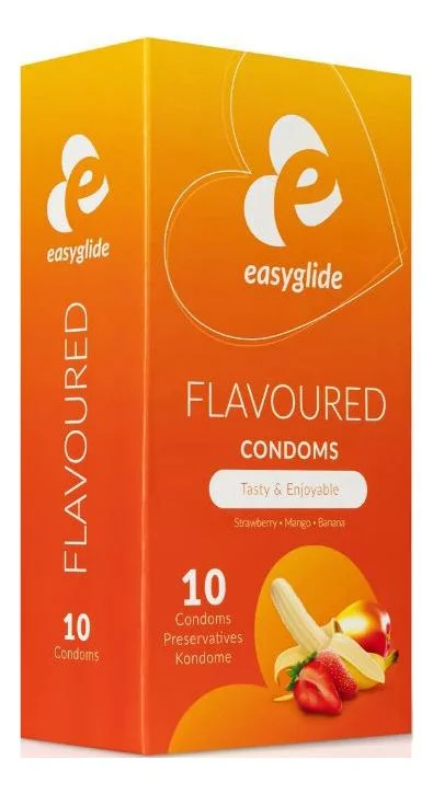 EasyGlide Flavoured kondomer – 10 stk. v:3564786 EasyGlide Flavoured kondomer – 10 stk. v:3564786