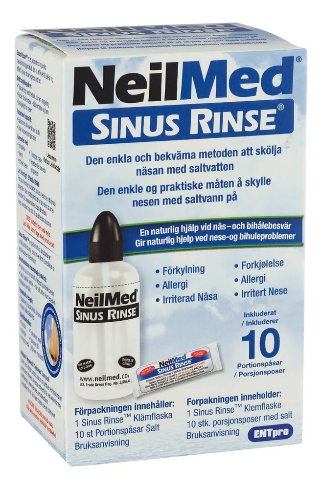NeilMed Sinus Rinse Neseskyllesett – 10 poser v:1668732