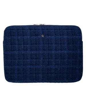 DARK Tweed Mac Cover Dark Navy Blue v:3424534
