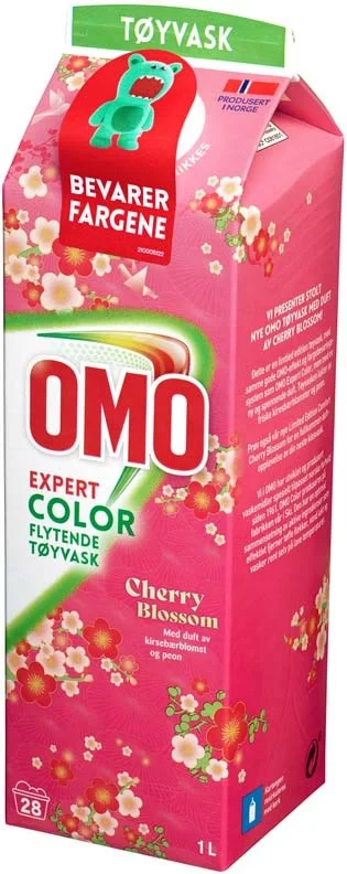 OMO Color Flytende Cherry Blossom 1000 ml v:1621073 OMO Color Flytende Cherry Blossom 1000 ml v:1621073