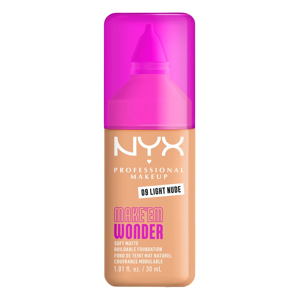 Make Em Wonder Foundation 09 Light Nude - NYX PROFESSIONAL MAKEUP v:9688278