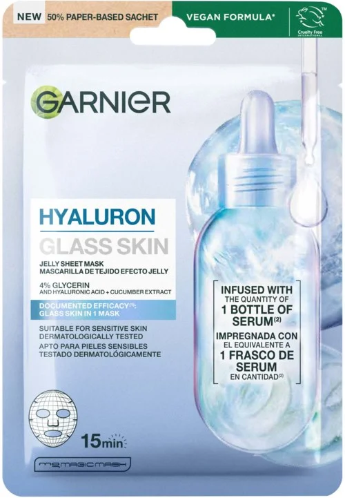 Garnier Hyaluron Glass Skin Jelly Sheet Mask v:5916189 Garnier Hyaluron Glass Skin Jelly Sheet Mask v:5916189