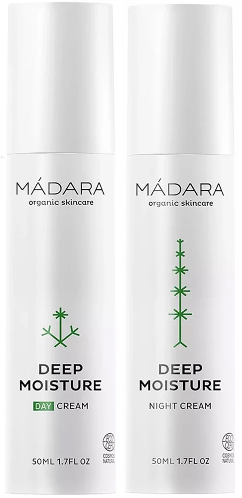 Mádara Deep Moisture Bundle Day Cream 50ml & Night Cream 50ml v:9265055 Mádara Deep Moisture Bundle Day Cream 50ml & Night Cream 50ml v:9265055
