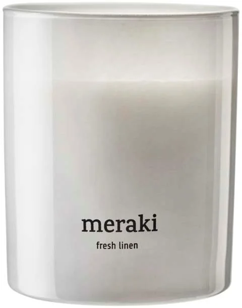 Meraki Fresh Linen Scented Candle Medium v:8254712