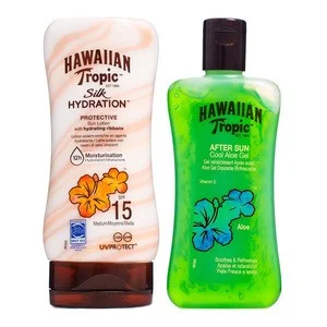 Bundle Deal Hawaiian Tropic Silk Hydration SPF 15 + Cooling Aloe Gel v:6721028 Bundle Deal Hawaiian Tropic Silk Hydration SPF 15 + Cooling Aloe Gel v:6721028