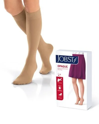 Jobst opaque K1 kne uten tå natur str M 1 par v:1613607 Jobst opaque K1 kne uten tå natur str M 1 par v:1613607