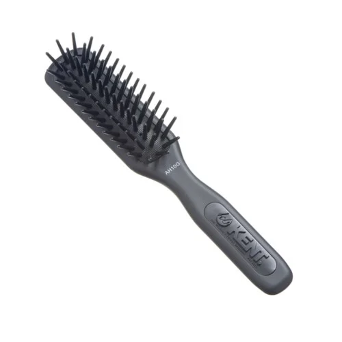 Kent Brushes AirHedz Pro Narrow Phat Pin De-Tangle Cushion Brush Black v:3314063