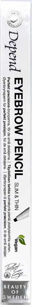 Eyebrow Pencil Slim&Thin Taupe - Depend v:3289436