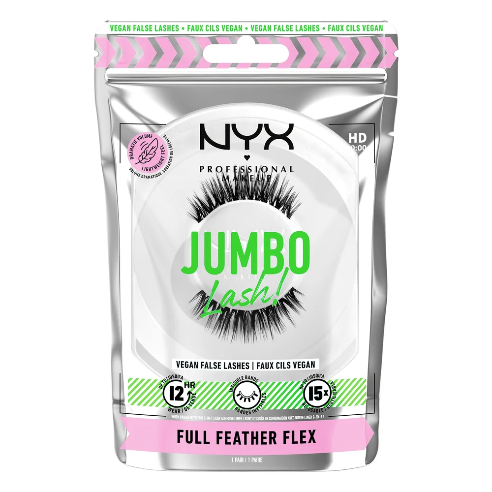 Jumbo Lash! Vegan False Lashes 07 Full Feather Flex – NYX PROFESSIONAL MAKEUP v:4677238 Jumbo Lash! Vegan False Lashes 07 Full Feather Flex – NYX PROFESSIONAL MAKEUP v:4677238