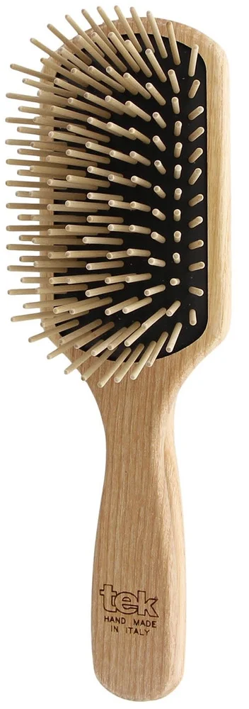 Tek Large Paddle Brush With Long Wooden Pins v:8688233 Tek Large Paddle Brush With Long Wooden Pins v:8688233