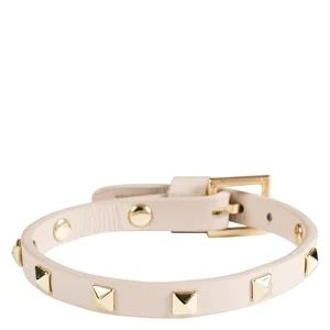 DARK Leather Stud Bracelet Mini Sand v:5847293 DARK Leather Stud Bracelet Mini Sand v:5847293