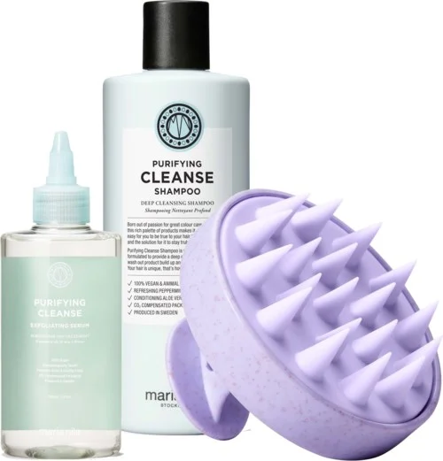 maria nila Purifying Cleanse Bundle Shampoo 350 ml & Serum 150 ml & Scalp Brush v:5868298 maria nila Purifying Cleanse Bundle Shampoo 350 ml & Serum 150 ml & Scalp Brush v:5868298