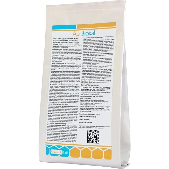 Api-Bioxal vet 886 mg/g pulver til oppløsning 350 g v:2305962