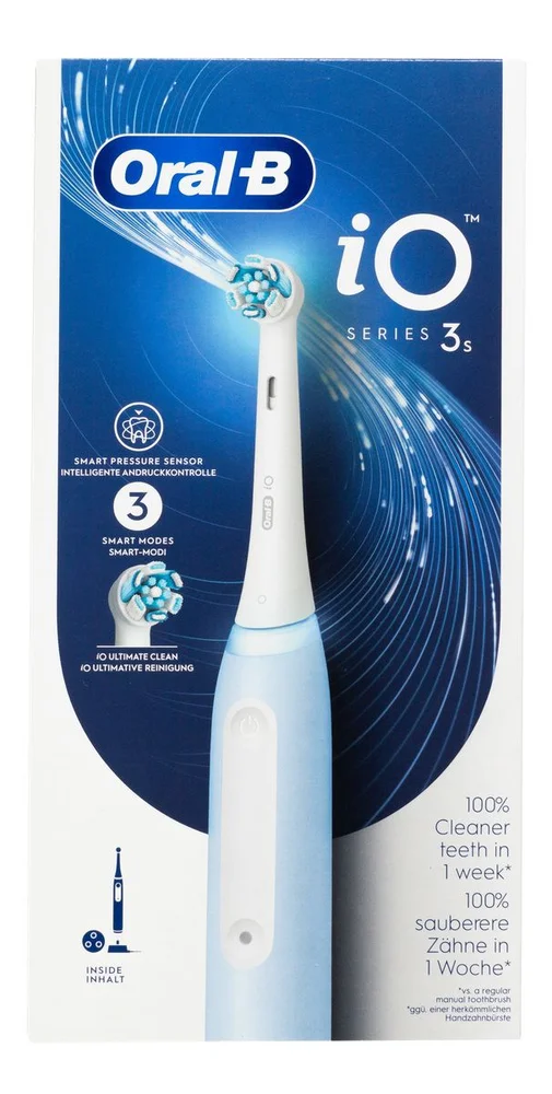 Oral-B iO3S Ice Blue – 1 stk. v:6209217