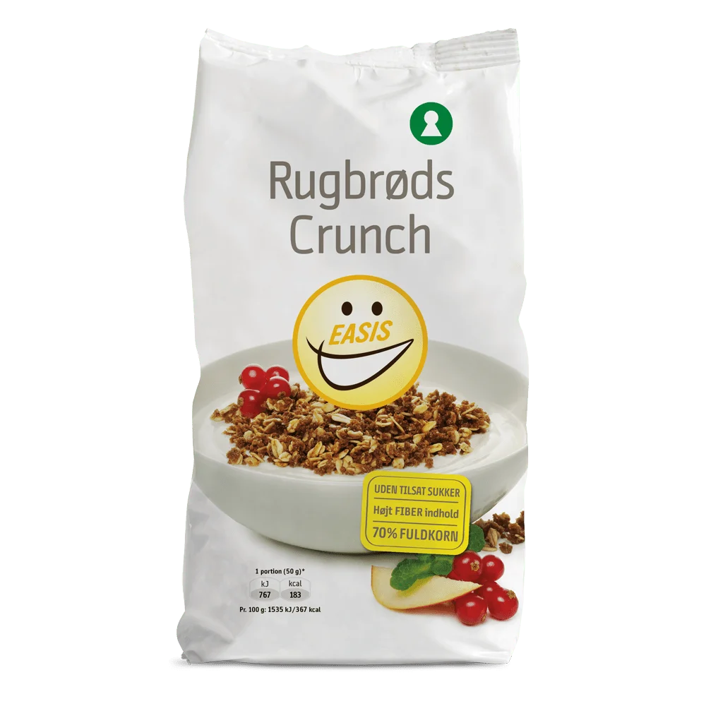 Easis Rugbrød Crunch - 350 g v:3211020