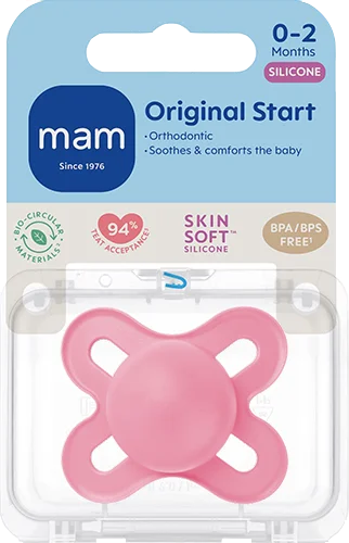 MAM Start smokk 0-2 mnd rosa 1 stk v:4481114
