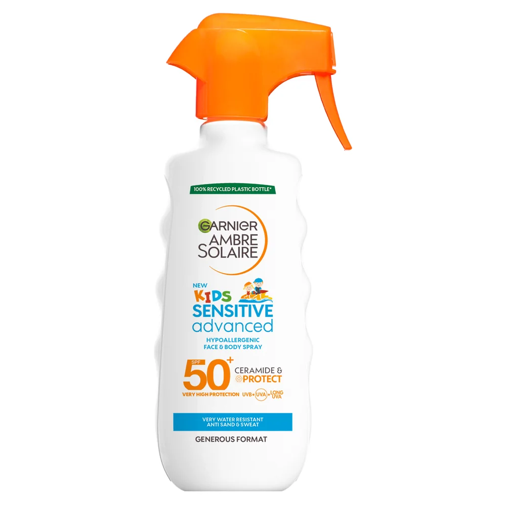 Ambre Solaire Sensitive Advanced Kids Hypoallergenic Face & Body Spray SPF50+ 200 ml – Garnier v:8526146 Ambre Solaire Sensitive Advanced Kids Hypoallergenic Face & Body Spray SPF50+ 200 ml – Garnier v:8526146