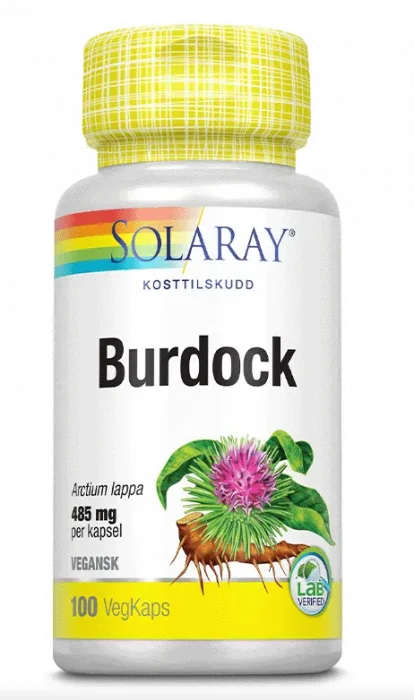 Solaray burdock root 100 kapsler v:4840342
