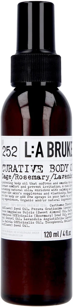 L:a Bruket Curative Body Oil Sage/Rosemary/Lavender 120 ml v:9247293 L:a Bruket Curative Body Oil Sage/Rosemary/Lavender 120 ml v:9247293