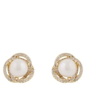 Snö Of Sweden Mayfair Pearl Earring Gold/White v:1216325 Snö Of Sweden Mayfair Pearl Earring Gold/White v:1216325