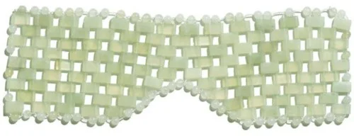 Earth Harbor Island Jade Gemstone Eye Mask v:7686007
