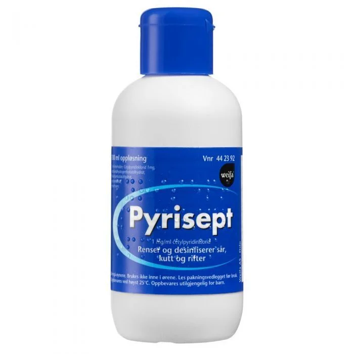 Pyrisept oppløsning 1mg/ml – 100 ml v:4297141 Pyrisept oppløsning 1mg/ml – 100 ml v:4297141