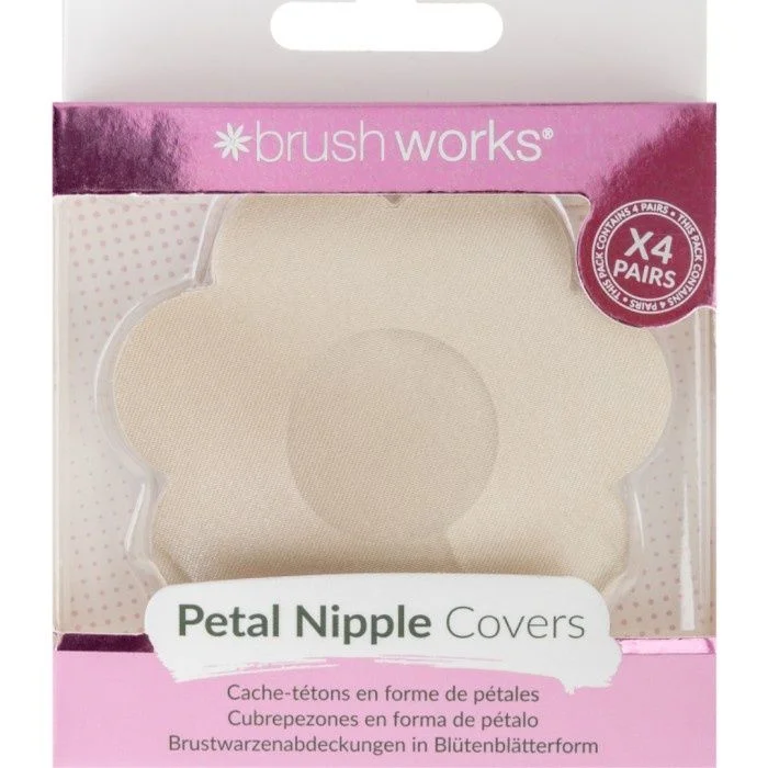Brushworks Satin Petal Nipple Covers 4 stk v:5657937
