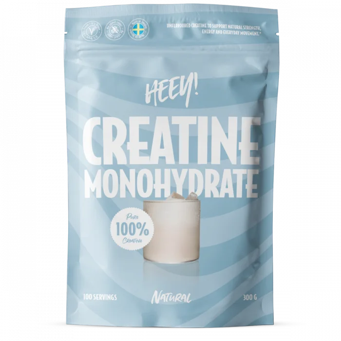 Heey! Creatine Monohydrate 100% kreatin 300 g | uten smak v:5707807 Heey! Creatine Monohydrate 100% kreatin 300 g | uten smak v:5707807