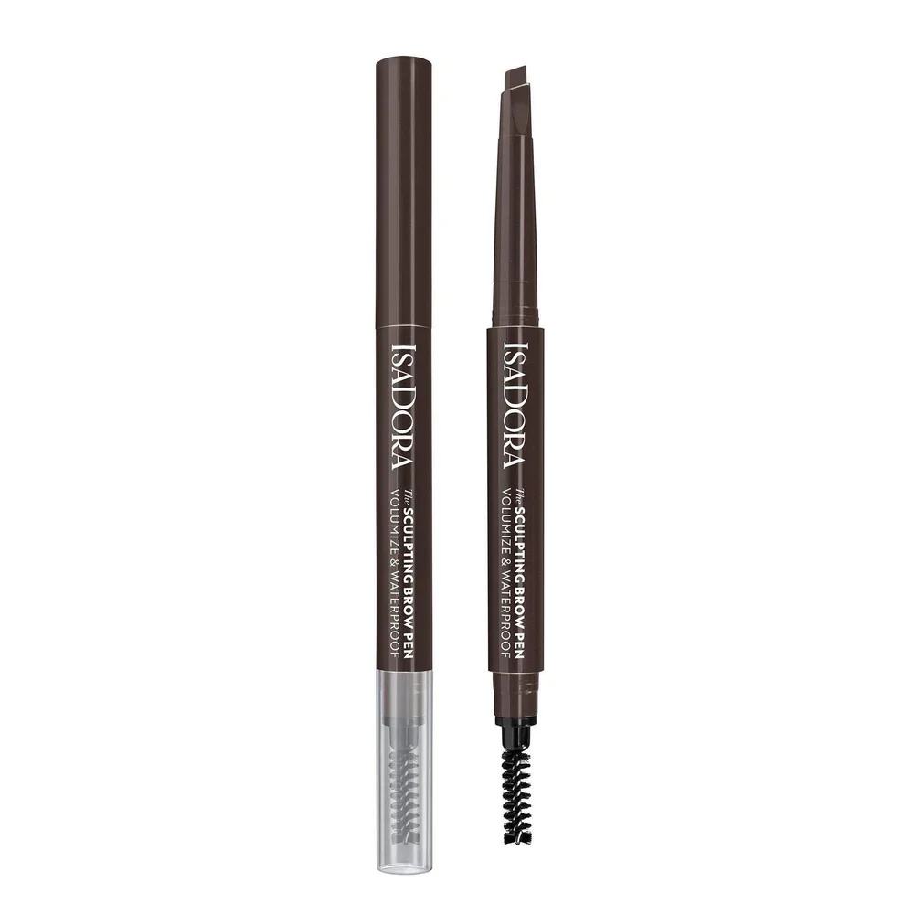 The Sculpting Brow Pen Volumize & Waterproof 02 Dark Brown - IsaDora v:8141931