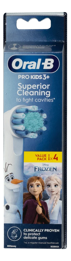 Oral-B Pro Kids 3+ Frozen Børstehoder – 4 stk. v:7105742 Oral-B Pro Kids 3+ Frozen Børstehoder – 4 stk. v:7105742