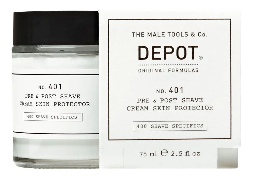Depot 401 Pre & Post Shave Cream Skin Protector – 75 ml. v:9304372 Depot 401 Pre & Post Shave Cream Skin Protector – 75 ml. v:9304372