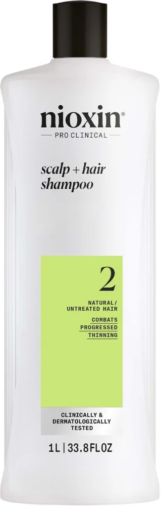 Nioxin System 2 Shampoo for Thinning Hair 1000 ml v:8907294