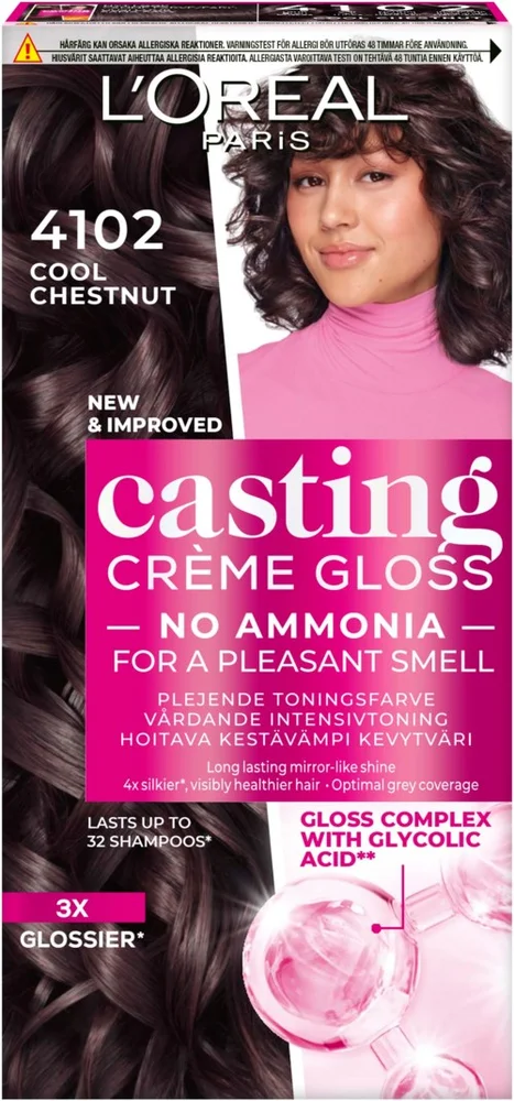 Loreal Paris Casting Creme Gloss Casting Crème Gloss 4102 Cool Chestnut v:3955706 Loreal Paris Casting Creme Gloss Casting Crème Gloss 4102 Cool Chestnut v:3955706