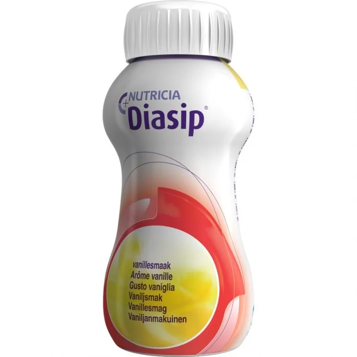 Nutricia Diasip næringsdrikk vaniljesmak 4×200 ml v:3750517 Nutricia Diasip næringsdrikk vaniljesmak 4×200 ml v:3750517
