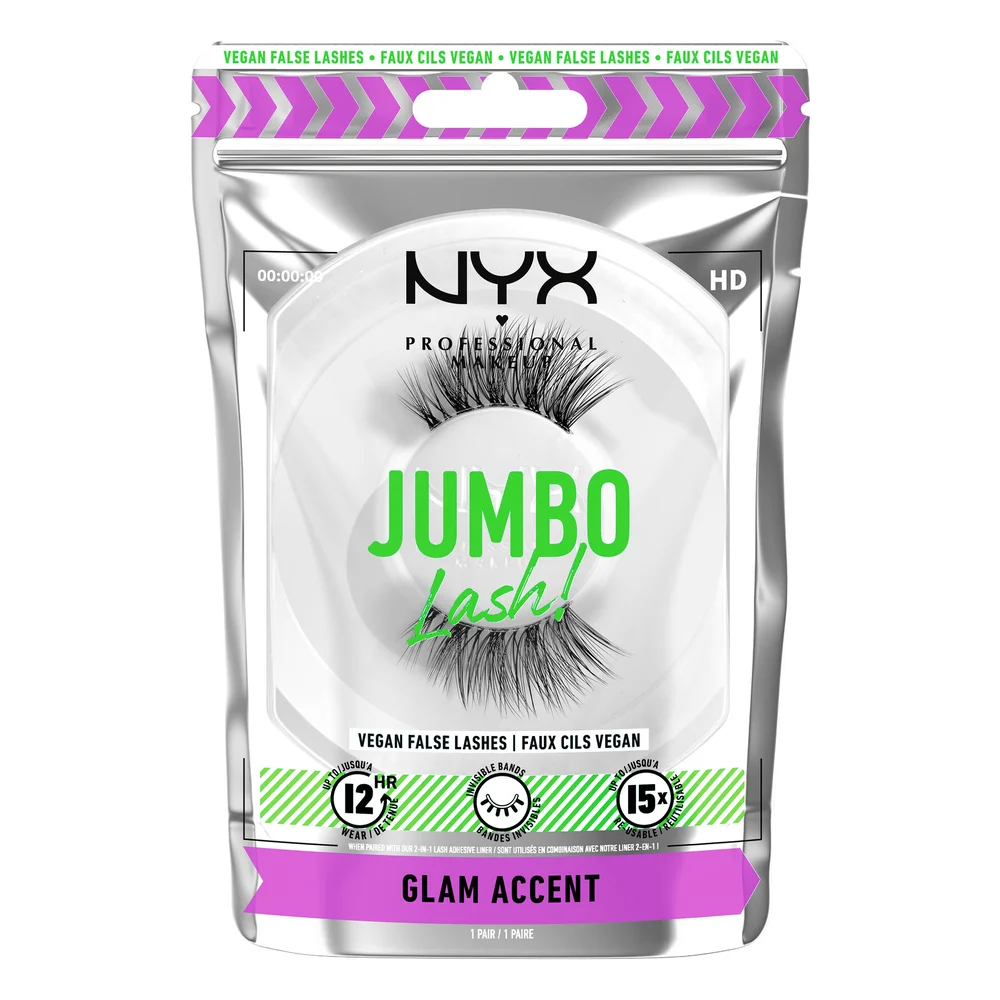 Jumbo Lash! Vegan False Lashes 6 Glam Accent – NYX PROFESSIONAL MAKEUP v:6871015 Jumbo Lash! Vegan False Lashes 6 Glam Accent – NYX PROFESSIONAL MAKEUP v:6871015