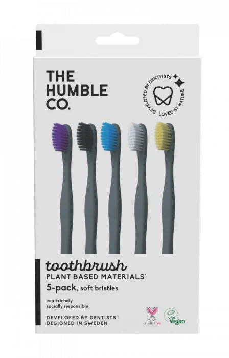 The Humble Co. Plant Based 5Pack 5 Colors Soft 5stk v:4354738
